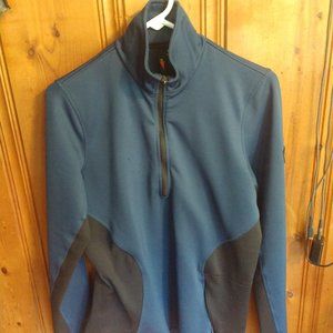 Kerrits half zip fleece pullover large Blue